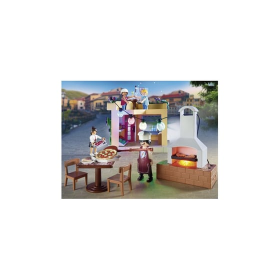 Λαμπάδα Playmobil City Life Πιτσαρία (70336) image 3