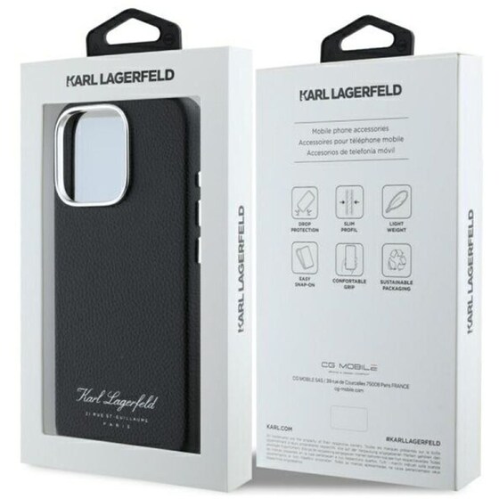 Θήκη Apple iphone 16 Pro - Karl Lagerfeld Hotel RSG - Μαύρο image 6
