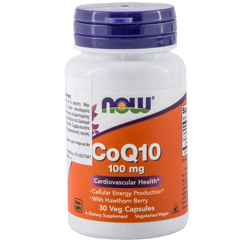 Ένζυμο Now CoQ10 100mg - 30 κάψουλες