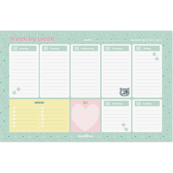 Εβδομαδιαίο English Planner Miquelrius Back2Fun Hello Plans! 40Φ image 1