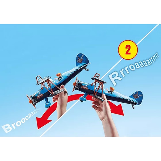 PLAYMOBIL® Air Stunt Show Διπλάνο Φοίνικας (70831) image 5
