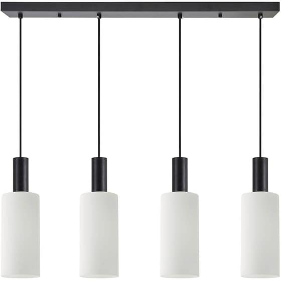 Φωτιστικό Οροφής Πολύφωτο Homelighting 77-8567 Μεταλλικό - Μαύρο/Λευκό image 0