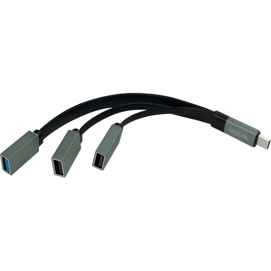 LogiLink UA0315 USB Hub 3-Port USB 3.1 συμβατό με USB-C image 2