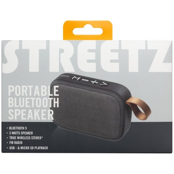 Streetz CM770 Φορητό Ηχείο 3W - Μαύρο image 4