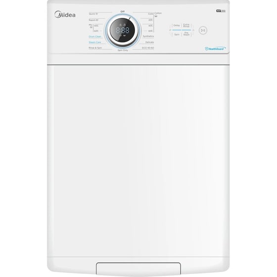 MIDEA MF100T70B/W-GR 7 kg 1.200 Στροφές Λευκό Πλυντήριο Ρούχων image 4
