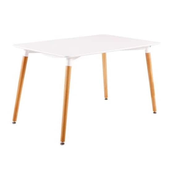 Τραπέζι Woodwell C9412 120x80x73cm - Λευκό image 0