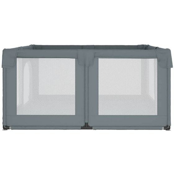 Παρκοκρέβατο VidaXL Γκρι image 3