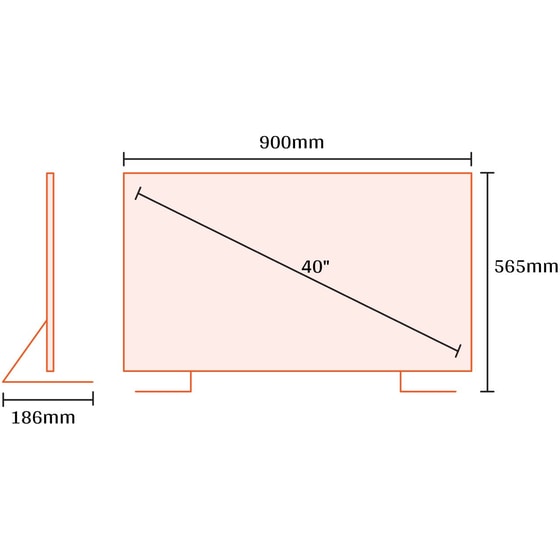 Hisense LED 40" Full HD Smart Τηλεόραση 40A4Q image 1