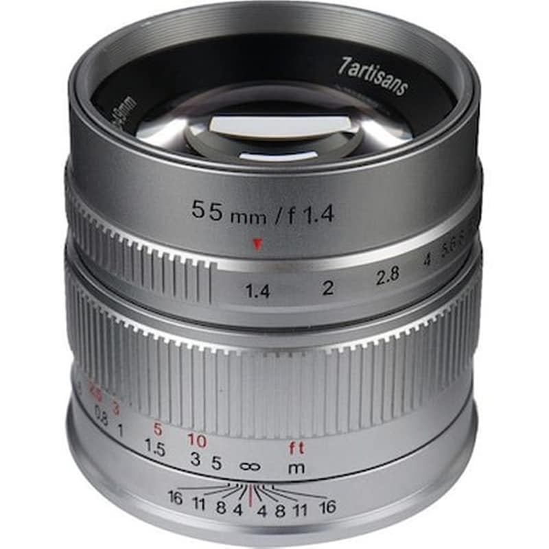 7ARTISANS 7artisans 55mm F/1.4 Photoelectric Lens For Fujifilm(silver)