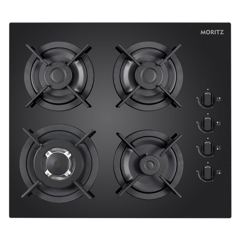 MORITZ MORITZ P664LMRZVT (GN) Εστία Φυσικού Αερίου Αυτόνομη 59.4 cm Μαύρο