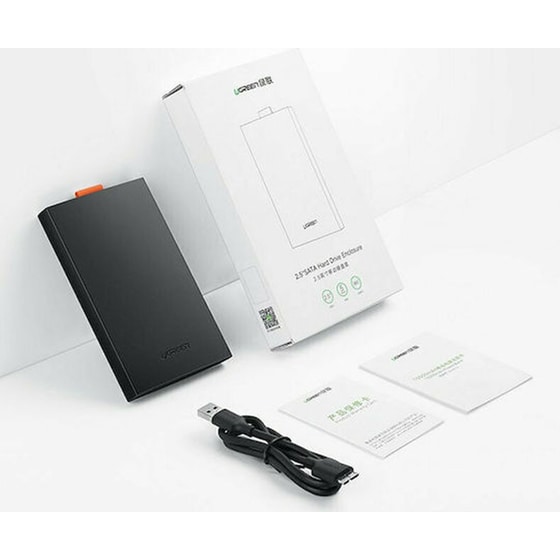 Θήκη Σκλήρου Δίσκου Ugreen CM237 2.5'' SATA III - Μαύρο image 3