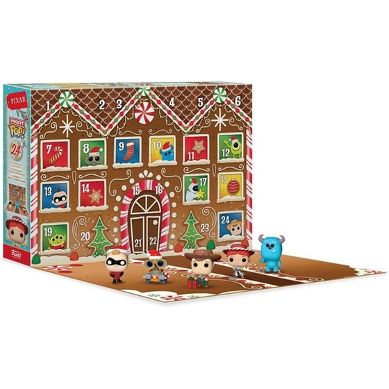 Funko Disney Pixar Advent Calendar (περιέχει 24 Pocket Pop! Φιγούρες) image 0