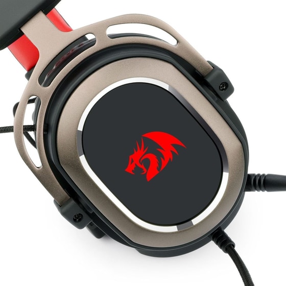 Redragon H710 Helios Gaming Ενσύρματα Ακουστικά USB με RGB Φωτισμό - Μαύρα image 4