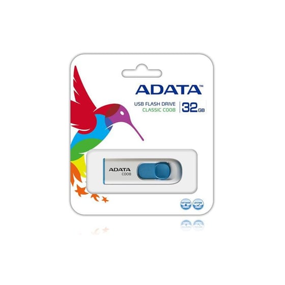 USB stick Adata C008 64GB 2.0 Λευκό image 1