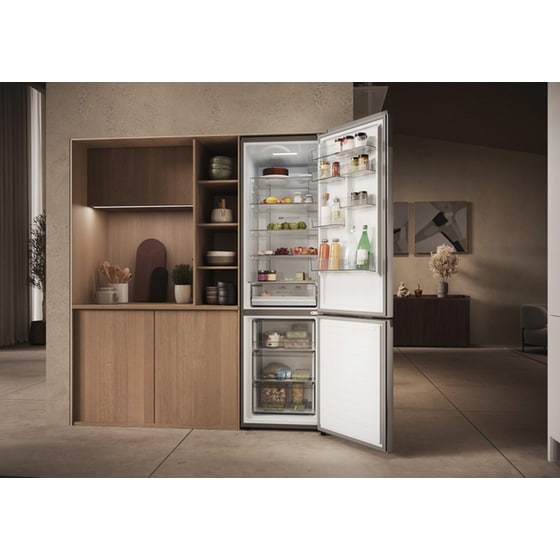 HAIER HDPW3620DNPK Total No Frost 406 Lt Ασημί Ψυγειοκαταψύκτης image 11
