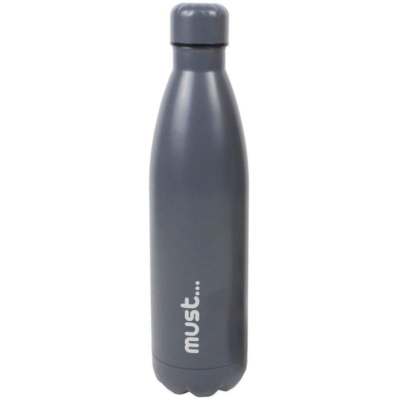 Μπουκάλι Θερμός Must Ανοξείδωτο Γκρι 750ml