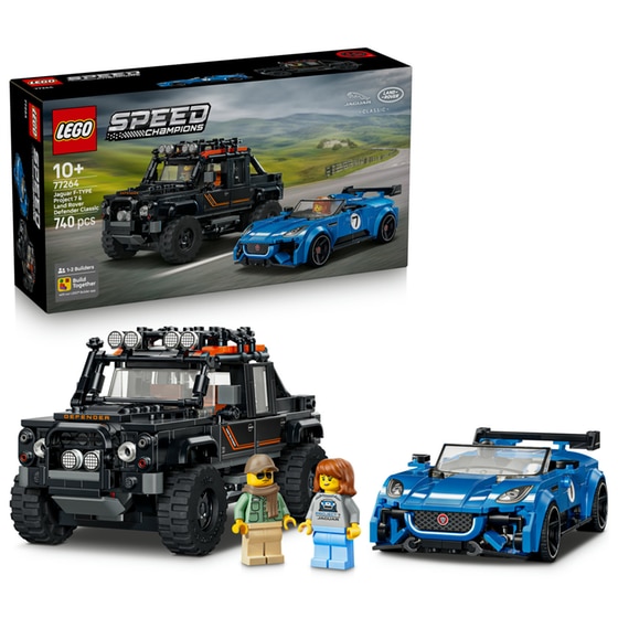 LEGO® Speed Champions Jaguar Project 7 & Land Rover Defender (77264) image 2