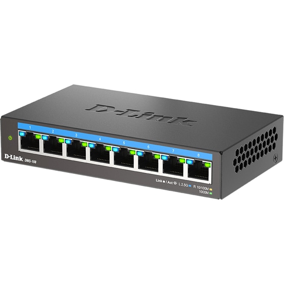 D-Link DMS-108/E 2.5G Multi Gigabit Unmanaged Network Switch (2.500 Mbps) image 2