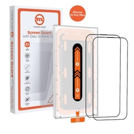Προστατευτικό οθόνης Apple iPhone 15 Pro Max - Mobile Origin Screen Guard with Easy Install Tool - 2 τμχ