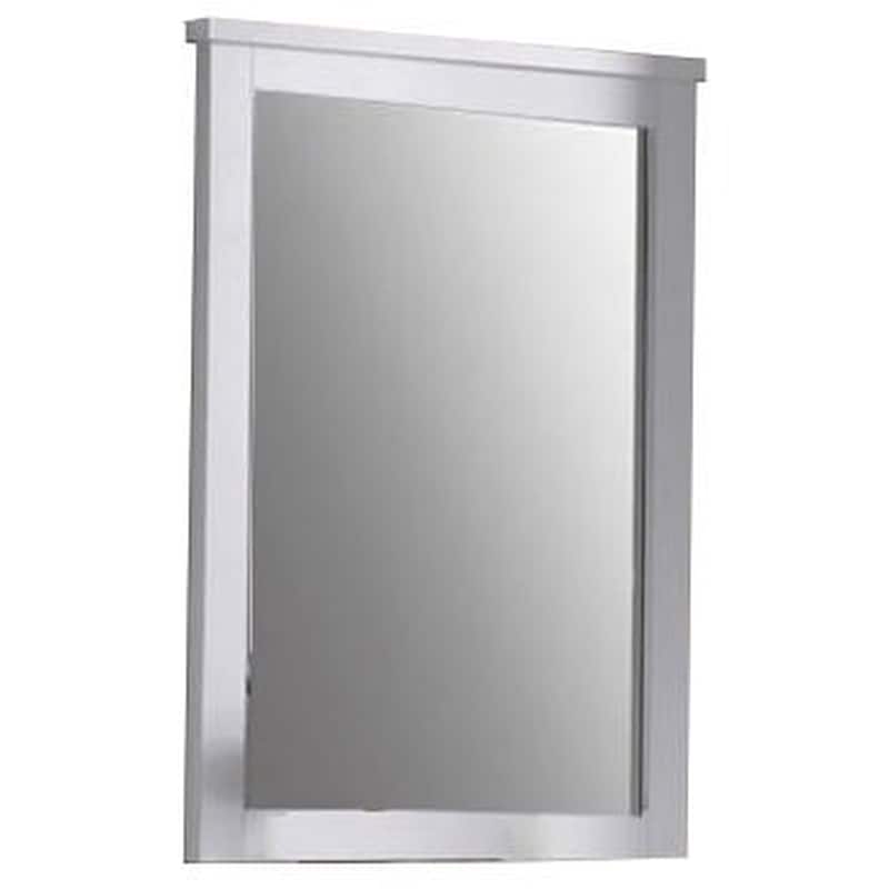 WOODWELL Διακοσμητικός Καθρέφτης Τοίχου Welhome 72x4.4x93 cm - Λευκό
