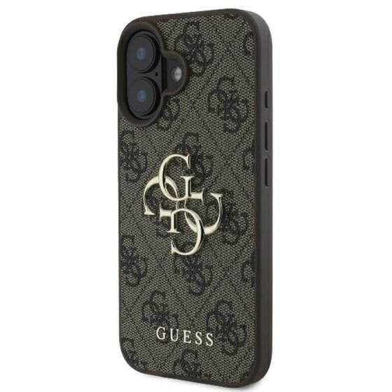 Θήκη Apple iPhone 16 Guess 4g Big Logo Back Cover - Καφέ image 1