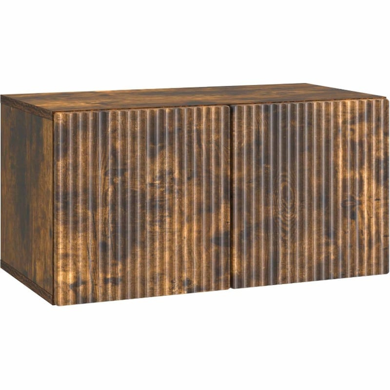 Επιτοίχιο Έπιπλο Τηλεόρασης VidaXL 59.5x31x30 cm - Καφέ Δρυς