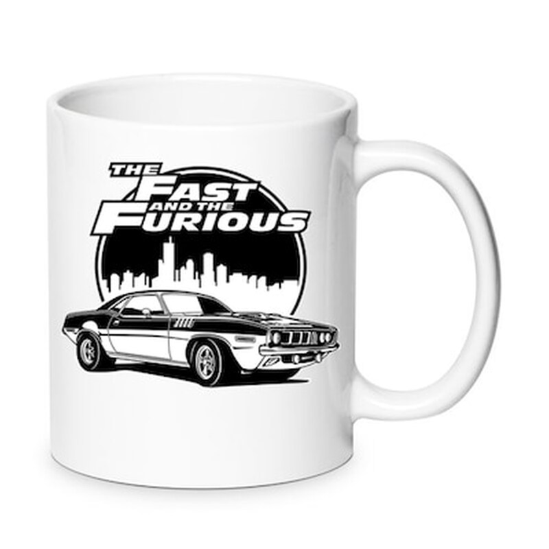 Κούπα Fast Furious No3 Κεραμική 330 ml - Λευκό