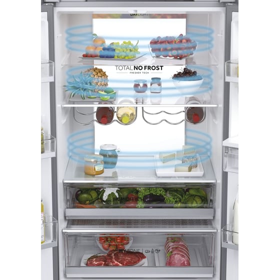 HAIER HFW7720EWMP Total No Frost 477 Lt Inox Ψυγειοκαταψύκτης image 4