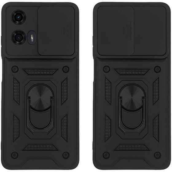 Θήκη Motorola Moto G04 4G/ Moto G04s 4G/ Moto G24 4G/ Moto E14 4G - Sonique Ring Armor Campro - Μαύρο image 0