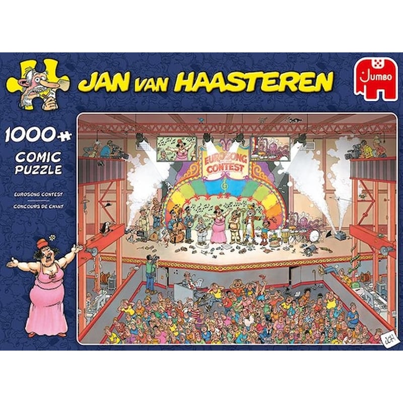 JUMBO PUZZLE Jumbo Jan Van Haasteren – Eurosong Contest 1000τμχ.