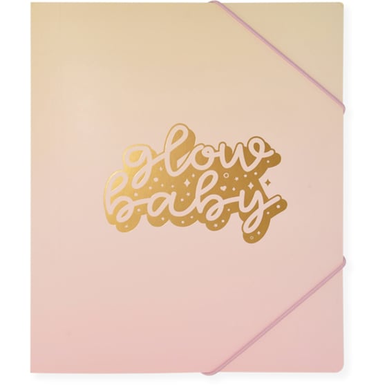 Φάκελος Πρεσπάν Papermint με Λάστιχο Glow Baby Galaxy Girl image 0
