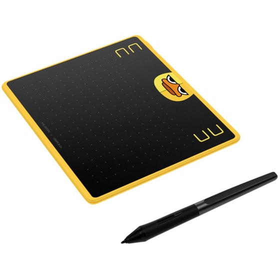 Ταμπλέτα Σχεδίασης Huion HS64 SE - Κίτρινο image 1