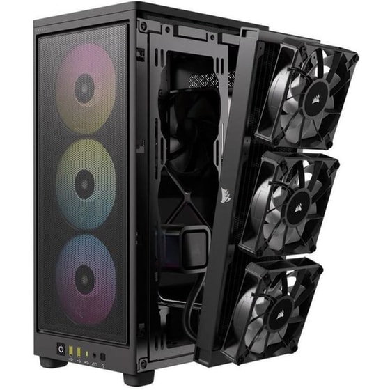 Κουτί Desktop Corsair iCUE 2000D Airflow RGB Mini Tower image 8