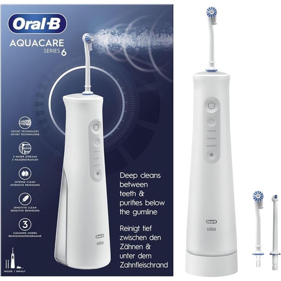 Συσκευή Καθαρισμού Στόματος ORAL-B AQUACARE 6 - Λευκό image 0
