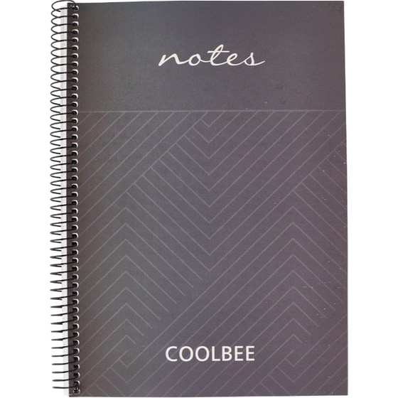 Τετράδιο Σπιράλ COOLBEE B5 2 Θεμάτων College 105 Φύλλων (1 Τεμάχιο) image 4