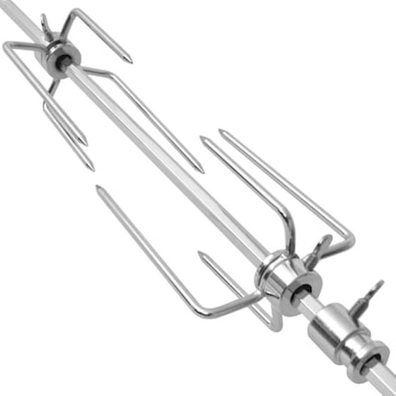 Σούβλα Ψησταριάς VIDAXL 42247 Ατσάλινη Με Μοτέρ 100 cm image 5