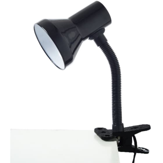 Φωτιστικό Γραφείου Aca Decor Pavlova E27 Μεταλλικό με Κλιπ 10.5x14x27 cm - Μαύρο image 0