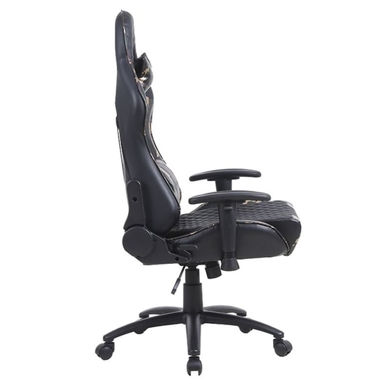 Καρέκλα Gaming Zita PLus A6110 από Τεχνητό Δέρμα - Μαύρη image 1