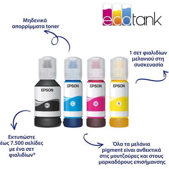 Epson EcoTank L15160  Εγχρωμο Επαγγελματικό Πολυμηχάνημα A3+ με WiFi, Ethernet, ADF, Duplex Print, Duplex Scan, FAX (C11CH71402) image 2