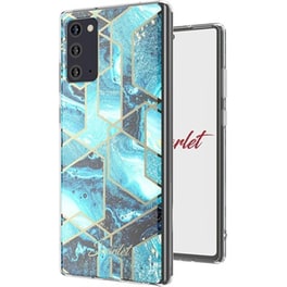Θήκη Samsung Galaxy Note 20 - Ghostek Stylish Scarlet - Blue Waves
