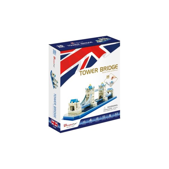 3D Παζλ Tower Bridge LED - Cubic Fun - 43 Κομμάτια image 0