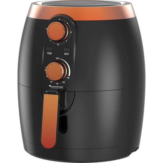 TURBOTRONIC TT-AF10M με Αποσπώμενο Κάδο 1200 W 3.5 L Μαύρο Φριτέζα Αέρος image 1