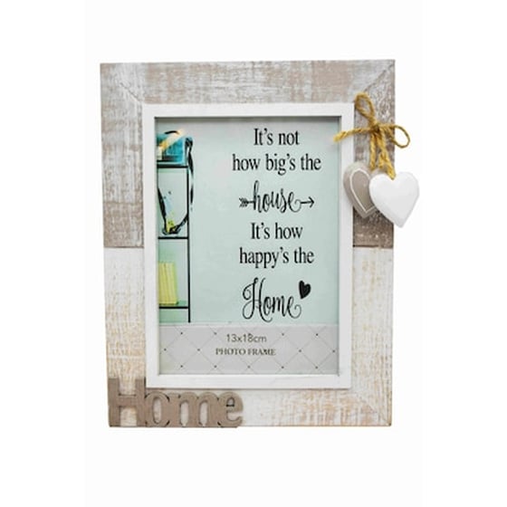 Ξύλινη Κορνίζα Home Wooden Photo Frame 13x18 Cm image 0