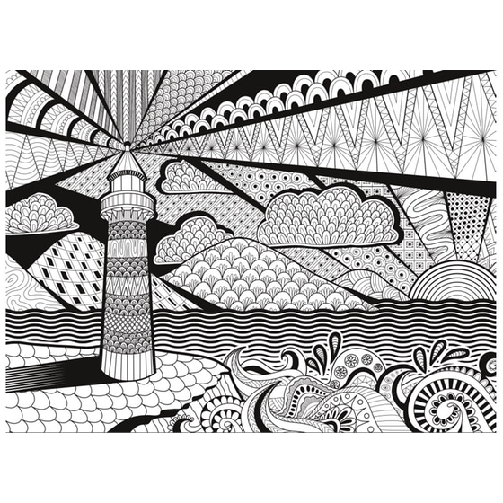 Παζλ Φάρος 3D Color Therapy (500 Κομμάτια) image 1