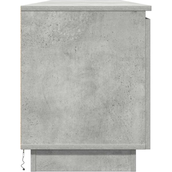 Έπιπλο Τηλεόρασης VidaXL με LED 180 x 38 x 49 cm - Γκρι Σκυροδέματος image 5