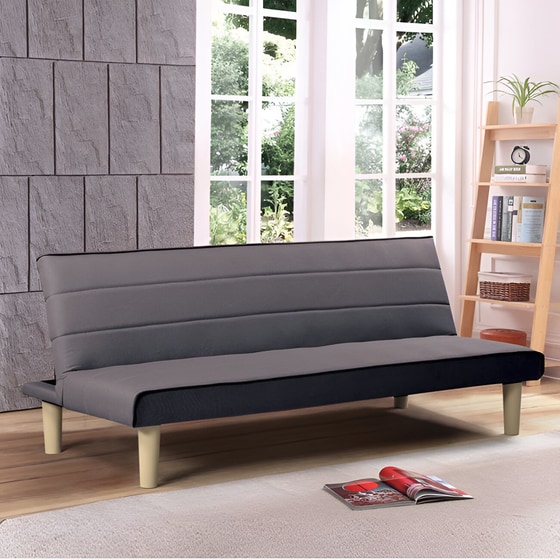 Τριθέσιος Καναπές Woodwell Biz Ε9438.2 167x75cm - Καφέ image 1