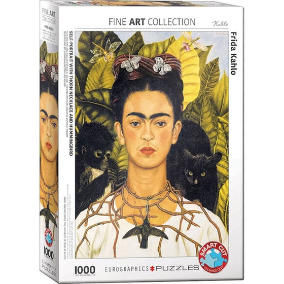 Παζλ Eurographics Frida Kahlo: Self-Portrait with Thorn Necklace and Hummingbird (1000 Κομμάτια) image 0