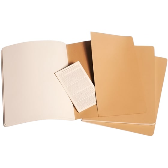 Σημειωματάριο Moleskine Cahier Journal Kraft Extra XL (3 Τεμάχια) image 2