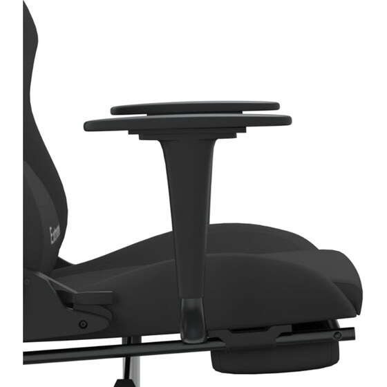 Καρέκλα Gaming VIDAXL 3143725 με Υποπόδιο - Μαύρη image 8