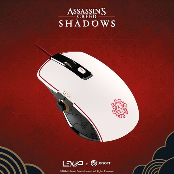 Gaming Ενσύρματο Ποντίκι Lexip x Ubisoft Shadows RGB 12000 DPI - Λευκό image 6